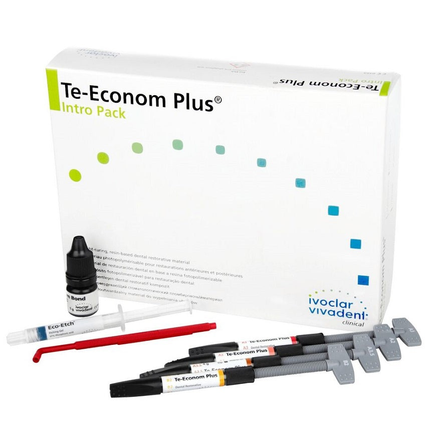 Te-Econom Plus shade range - multiple composite shades for anterior and posterior restorations