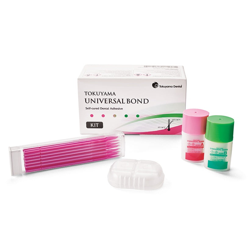 Tokuyama Universal Bond mixing well and disposable applicators included in kit