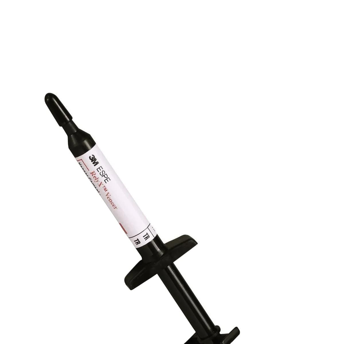 3M ESPE RelyX Veneer Cement 3g Syringe Translucent Shade TR Angled View for Dentists – Light-Cure Resin Luting Cement for Permanent Cementation of Porcelain and Composite Veneers by 3M ESPE USA
