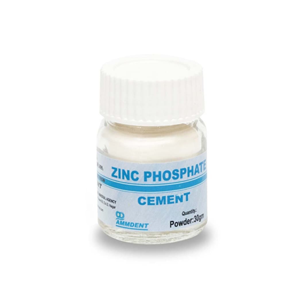 Ammdent Zinc Phosphate Cement – 90 Second Mixing Time Quick Setting Dental Cement
