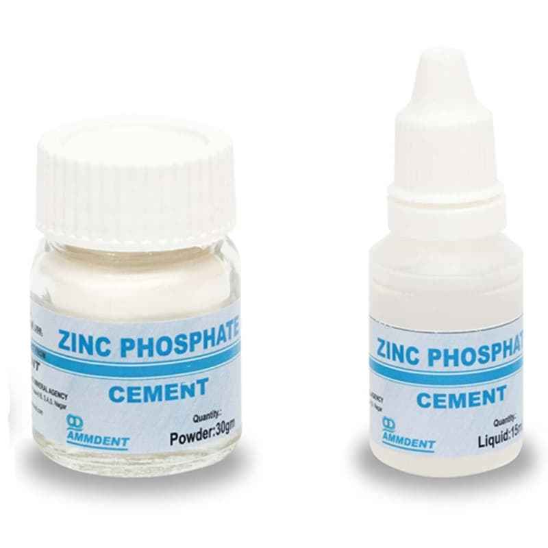 Ammdent Zinc Phosphate Cement – High Compressive Strength 70 MPa Permanent Cementation
